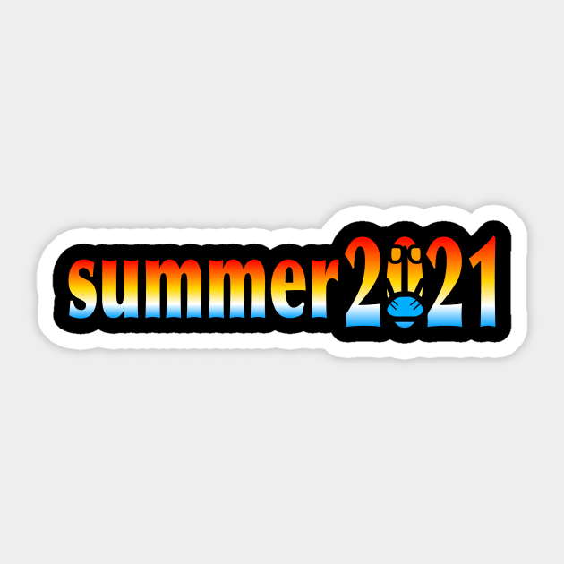 A masked summer 2021 Sticker by stephenignacio